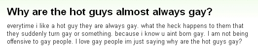 『なんでイケメンってほぼみんなゲイなの？』