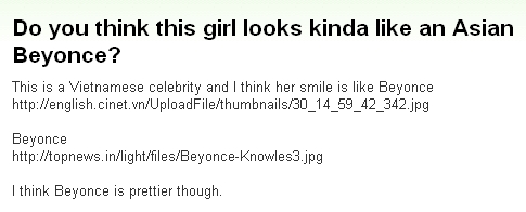 画像:Do you think this girl looks kinda like an Asian Beyonce?.jpg