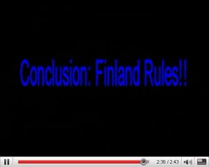 『Conclusion:Finland Rules!!』―『結論：フィンランド最強！！』