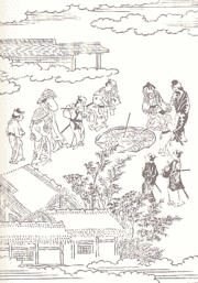 『江戸名所記』に『極楽之井』として描かれた、弁財天札所―『極楽水』。