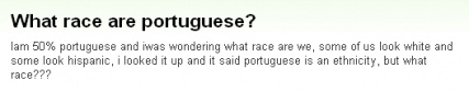 『ポルトガル人の人種って？』