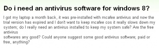 『ウィンドウズ8にウイルス対策ソフトは必須か？』