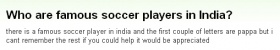 『インドの有名サッカー選手といえば？』