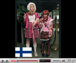 フィンランドの少女
