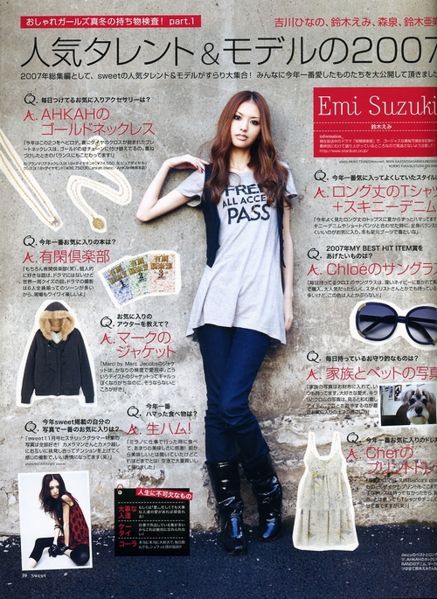 画像:Emi Suzuki on sweet January 2008.jpg