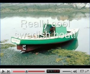 『Really cool swedish boat!』 - 『本当にかっこいいスウェーデン船』