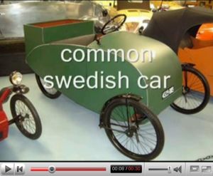 『common swedish car』 - 『よくあるスウェーデン車』